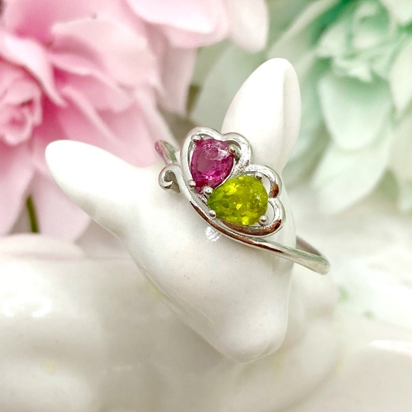 S925 Tourmaline rings - Picture 1 of 5